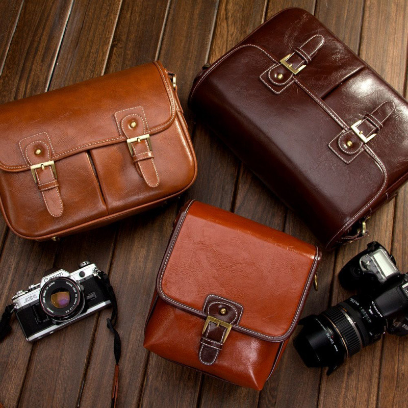 Q3Y SLR 카메라 가방 2024 새로운 하이 센스 한국 패션 올 매치 메신저 백 싱글 숄더 폭발 카메라 가방