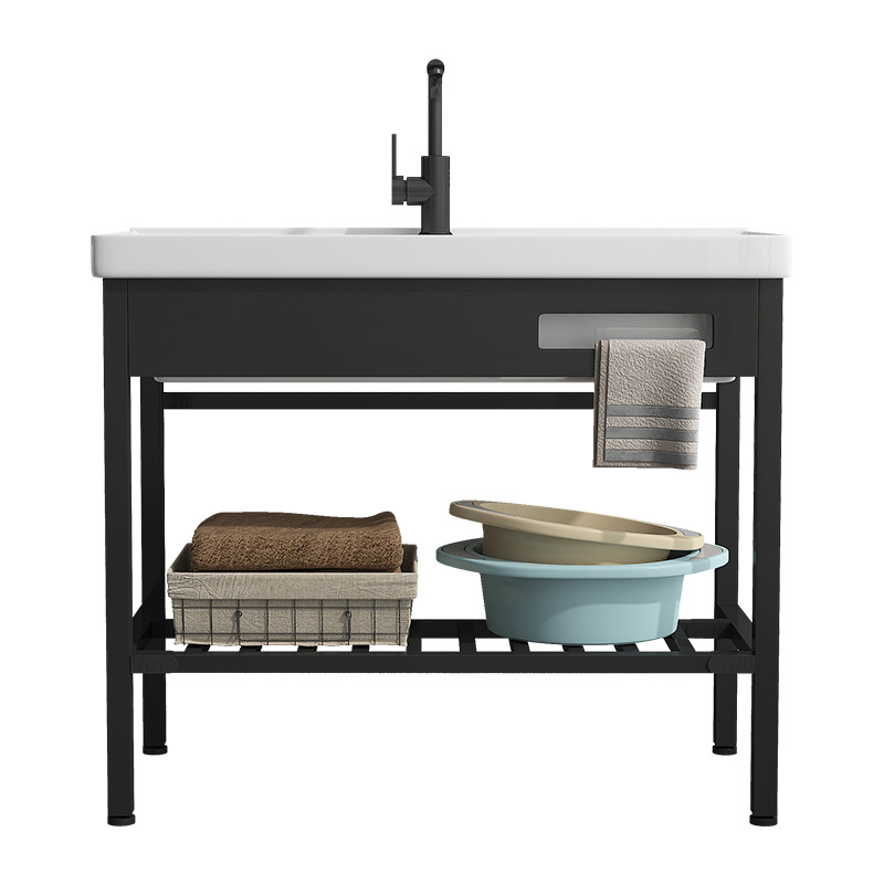 lavabo de zanja profunda con tabla de fricción cerámica doméstica integral lavabo de piso al aire libre lavabo de manos