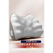 按摩仪腰背部全身肩颈腰椎热敷揉捏颈椎多功能靠垫车用按摩器