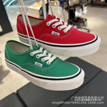 跨境新品纯原万斯安纳海姆帆布鞋棋盘格经典百搭莆田男女低帮休闲