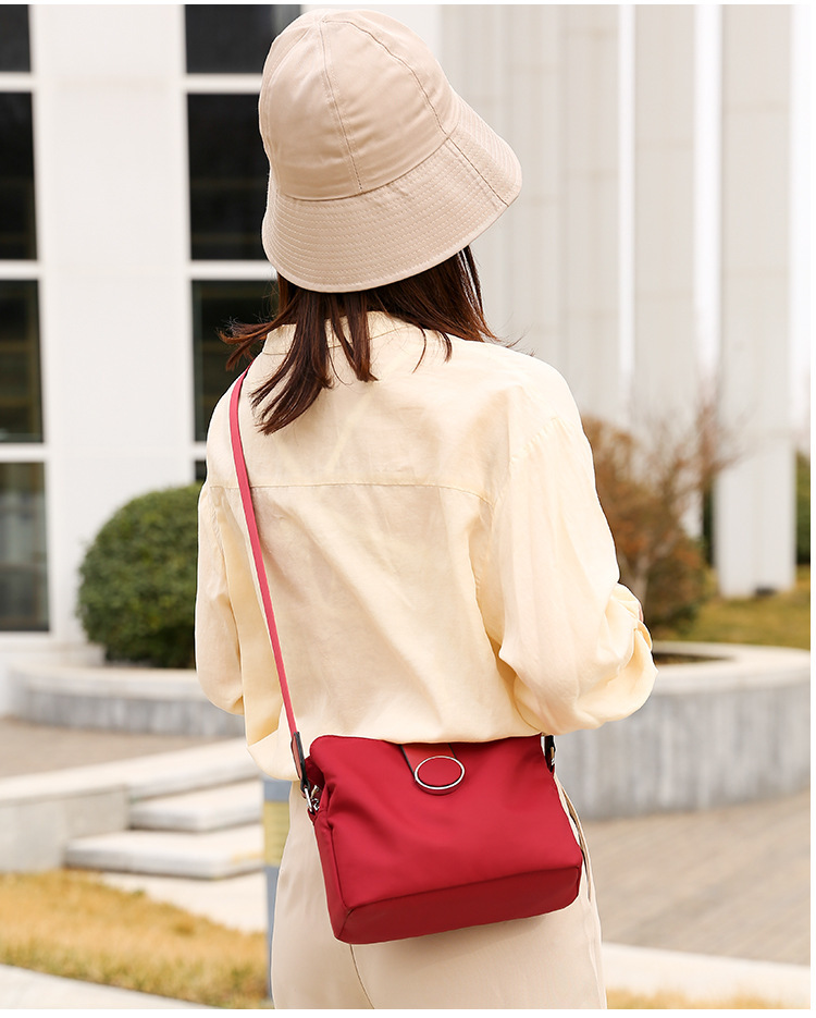 Borsa a tracolla donna, borsa a spalla in nylon multitasche_voghion.com