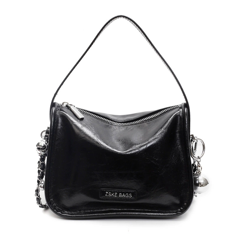 Shoulder bag, handheld small summer retro sophisticated chain