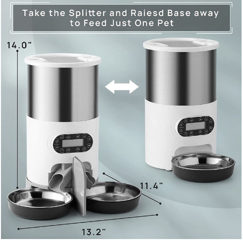 New stainless steel feeder double outlet feeder stainless steel feeder