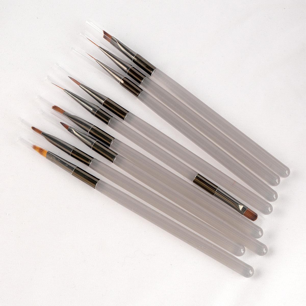 28 series de cepillo de uñas cepillo de polvo cepillo de pestañas inclinadas paquete completo de combinación de stock puede ser distribuido