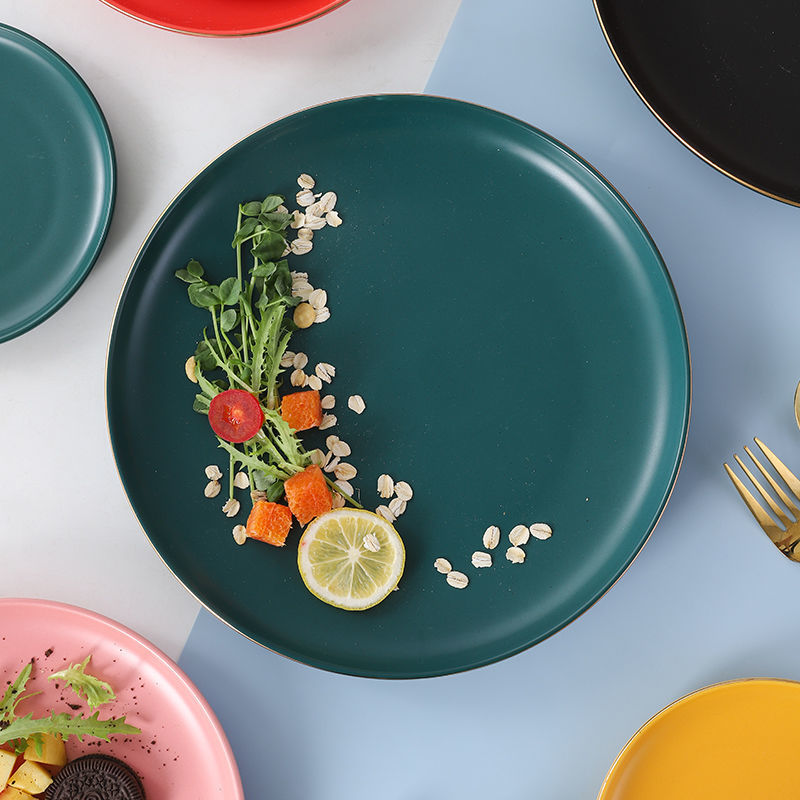 Momei Nordic creative ceramic steak plate internet celebrity…