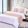 Simple and good care of hotel bed tissue bed blanket knitting homestay hotel inn, bed towel bed lid bed supplies