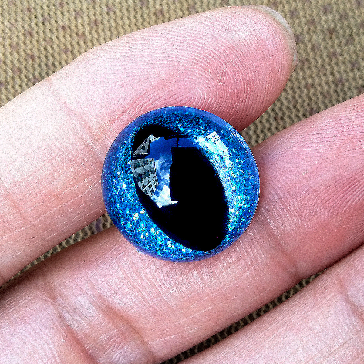 Cross-border 12-24mm de alta calidad de Cristal ojos de gato brillante brillo ojos de Cristal de peluche muñeca de juguete Accesorios