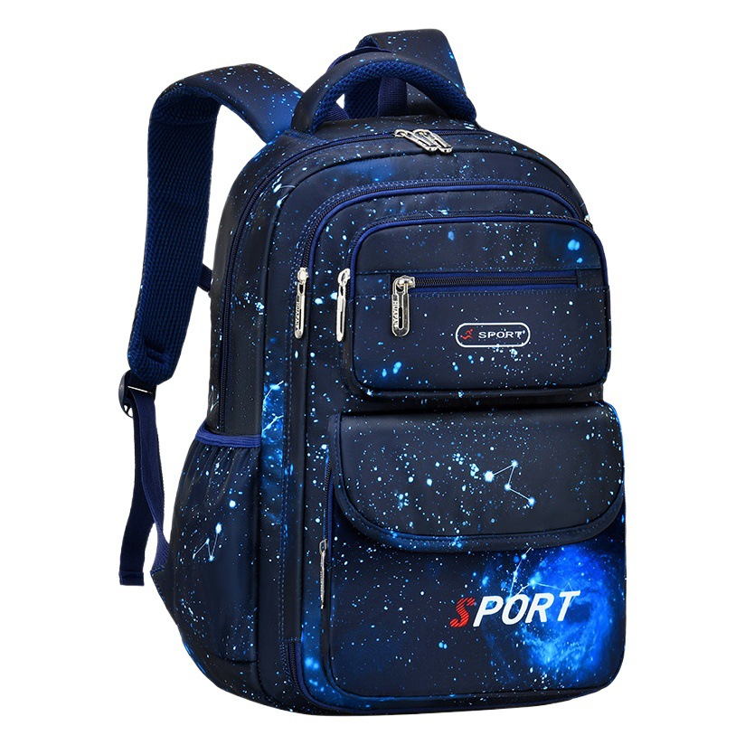 Bolso de escuela Comercio exterior nuevo refrigerador Puerta Abierta gran capacidad columna protección niños Escuela Primaria estudiante mochila al por mayor