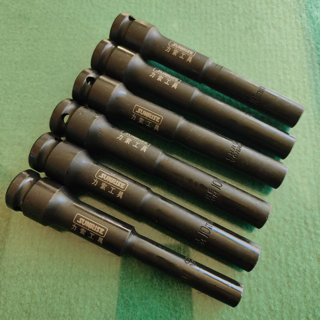 力索1/2加长薄壁套筒 电动扳手专业套筒内六角套筒 120mm加长套筒