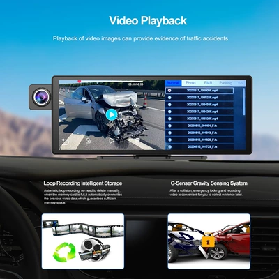 Cross-Border Three-Camera Driving Driving recorder