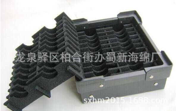 厂家供应电池静电XPE泡沫/黑色静电成型异形5MM条子垫片