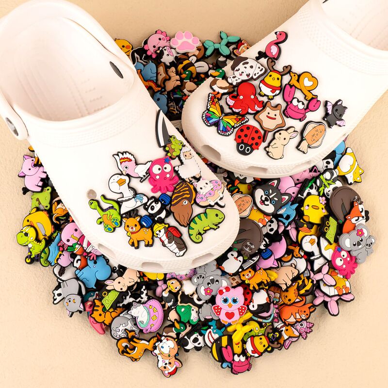 Cute Cartoon Shoe Charms, Detachable Couple Style Pvc Soft Rubber Shoe Decoration Accessories, Cross-Border Wholesale Cute Cartoon Shoe Charms, Detachable Couple Style Pvc Soft Rubber Shoe Decoration Accessories, Cross-Border Wholesale