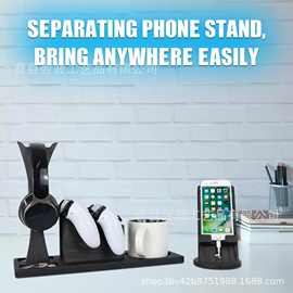 木制桌面耳机支架无线耳机游戏配件收纳架头戴式游戏耳机整理支架