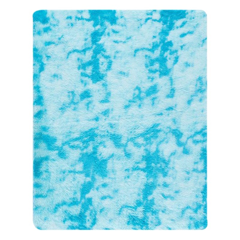 Alfombra de Lana de Seda con Tinte Anudado de Pelo Largo para Comercio Exterior y Dropshipping, para Sala de Estar, Dormitorio, Junto a la Cama, Resistente a las Manchas y Fácil de Cuidar, Alfombra para Sala de Estar.