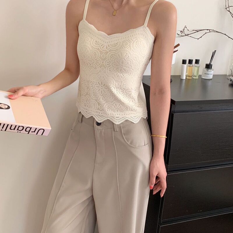 New Style Ice Silk Lace Anti-Exposure Camisole for Women, Chest-Wrapping Underwear, Push-Up Bra, Versatile for Inner or Outer Wear, Beautiful Back Bra New Style Ice Silk Lace Anti-Exposure Camisole for Women, Chest-Wrapping Underwear, Push-Up Bra, Versatile for Inner or Outer Wear, Beautiful Back Bra