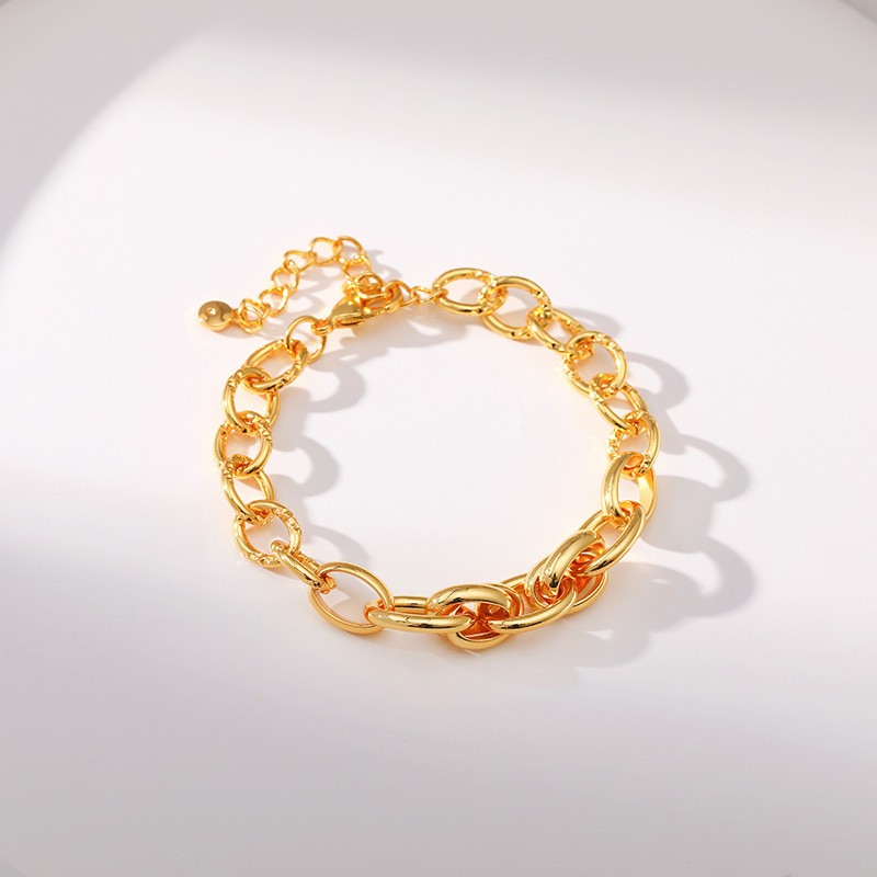 Elegant Geometric Copper Bracelets 1 Piece