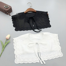 简约款春夏秋搭裙子冬搭毛衣缎面丝滑高精拼接欧根纱镂空披肩配饰