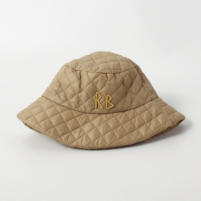 Cappello da pescatore nuova lettera Cappello da pescatore dello stesso stile di grande marca Cappello da bacino versatile per ombrellone alla moda Cappello casual con piccola fragranza_voghion.com