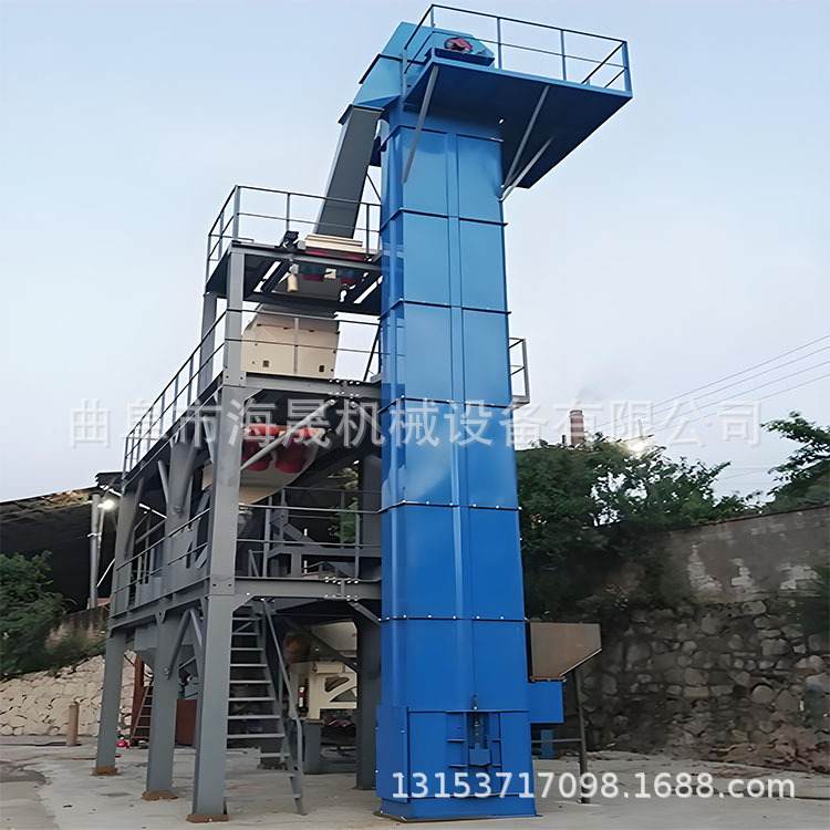 粮食大米上料机 玉米固态自动给料机 片状不锈钢斗式垂直提升机