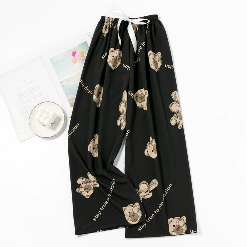 (Cross-border trading), summer thin comfortable cartoon trousers, oversize