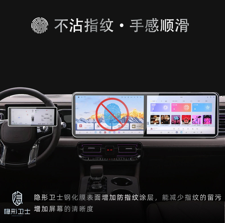 Suitable for Beijing Off-road Taian 700 central control navigation instrument interior display screen protective tempered film car accessories