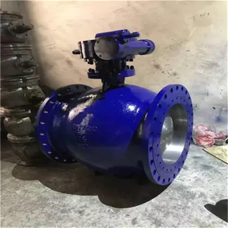 PBQ340H-16C DN350偏心法兰半全球阀 矿用 污水厂用- PBQ340F