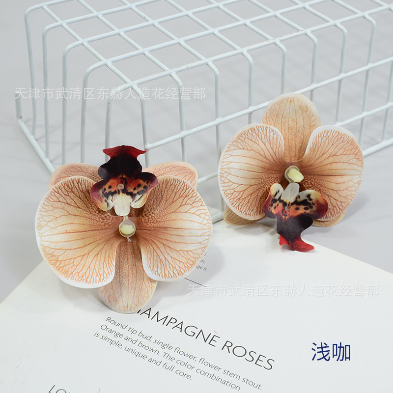 3Dプリントフィルム胡蝶蘭小型ウェディングフラワーウォールフラワーアレンジメントクリエイティブDIYホリデーギフトボックスフラワーデコレーション|undefined
