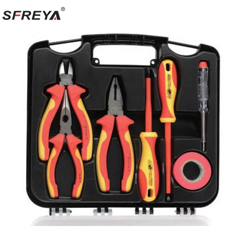Herramienta de combinación de aislamiento sfreya Juego de 5 piezas Juego de destornillador de aislamiento de 7 piezas Juego de aislamiento de 23 piezas de 68 piezas