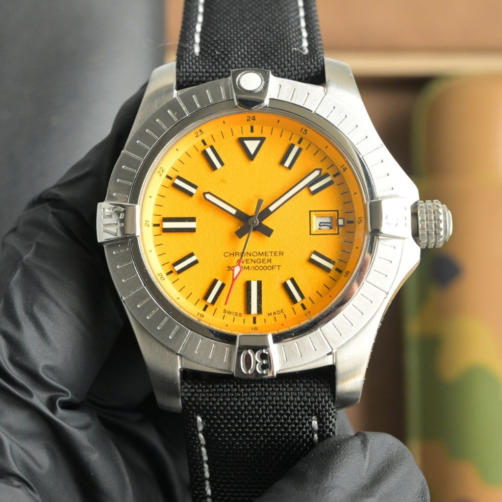 Centennial Avengers Blackbird Reconnaissance Aircraft Yellow Wolf Gf Factory Fully Automatic Mechanical Fashion Luminous Waterproof Men's Watch