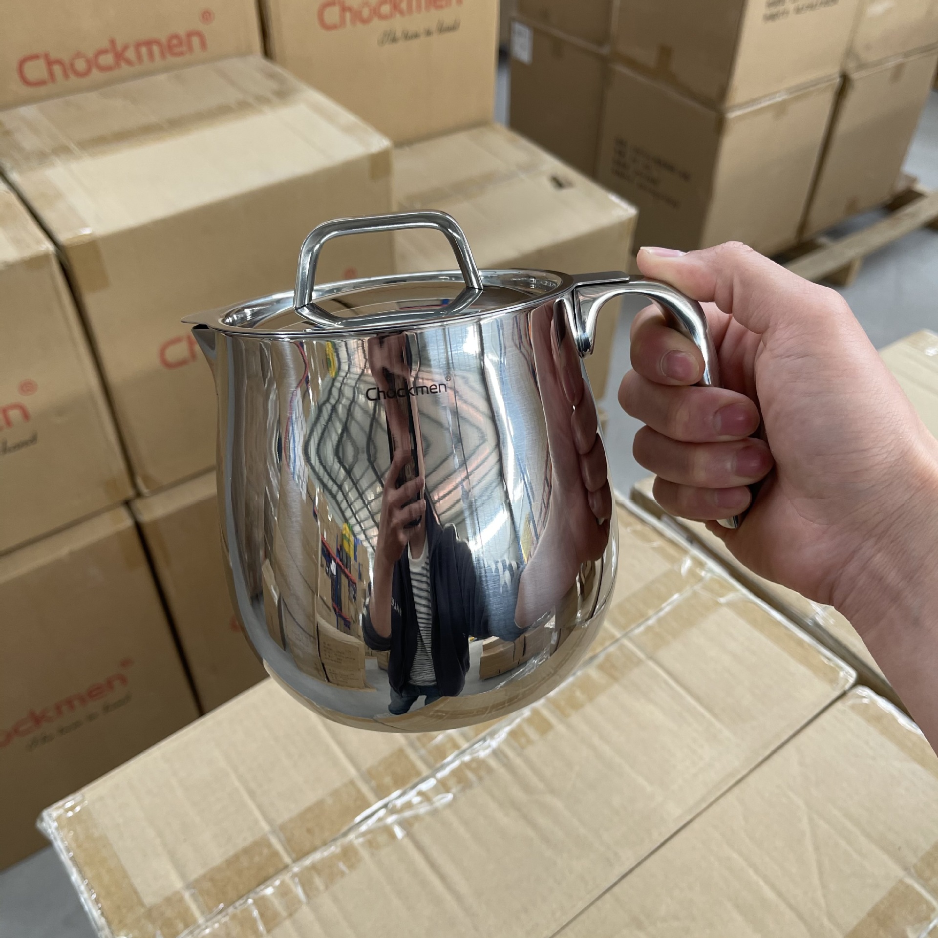 Chockmen Zhuo Deming 18 / 10 filtro de acero inoxidable tanque de aceite doméstico de cocina multipropósito filtro de leche de soja