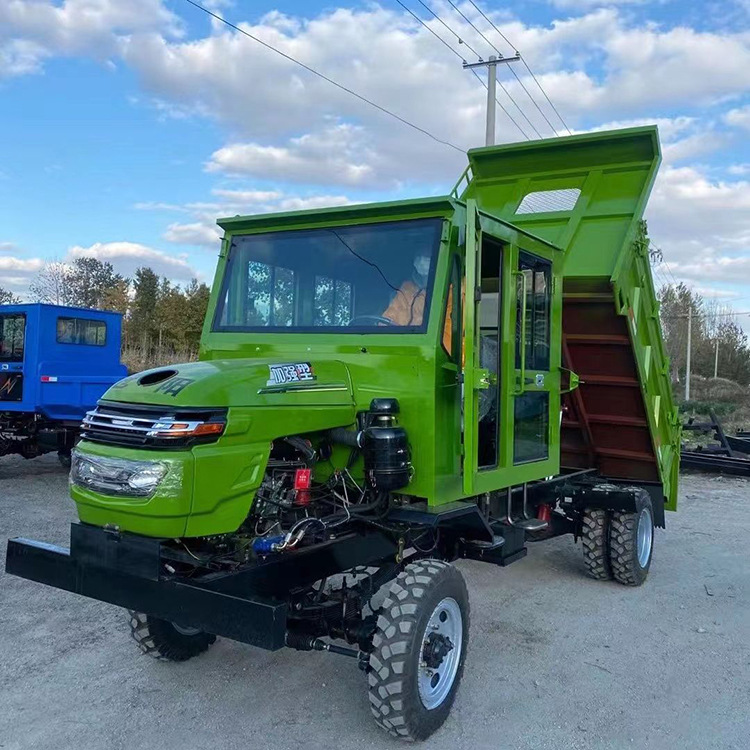 全新58马力柴油六轮四驱运输车 四不像农用运输车 翻斗自卸运输车