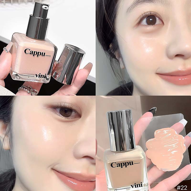 Cappuccino Clear Bare Skin Foundation Liquid Mist Face Mat Cream Color Maquillaje de belleza transfronteriza coreana