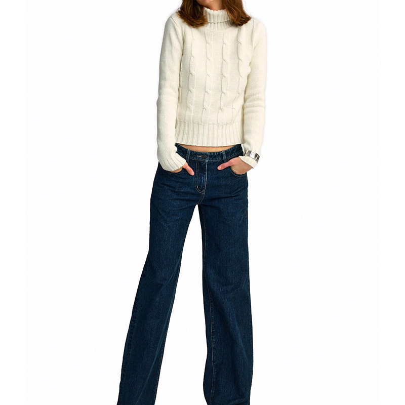 Alrighl Loose Straight Low-Waist Vintage Washed Jeans 2026 Winter New Stylish Versatile Wide-Leg Pants Alrighl Loose Straight Low-Waist Vintage Washed Jeans 2026 Winter New Stylish Versatile Wide-Leg Pants