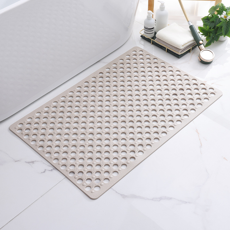 PVC baño antideslizante estera piscina baño impermeable estera del hogar inodoro alfombra del piso del hotel