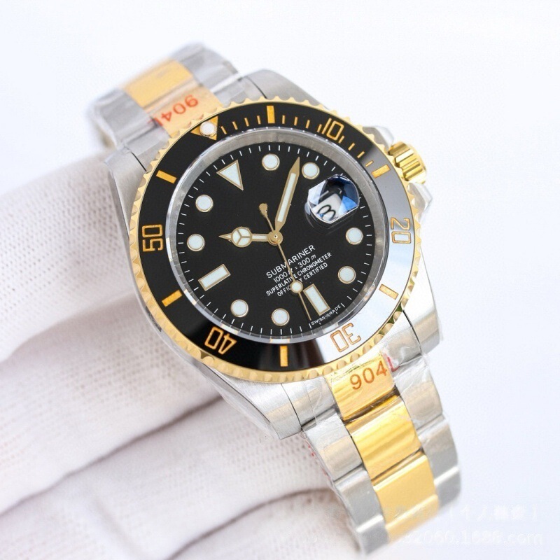 Genuine Swiss Labor Men's Green Submariner Watch, Fully Automatic Mechanical Watch, Waterproof Stainless Steel, Luminous Business Men's Watch Genuine Swiss Labor Men's Green Submariner Watch, Fully Automatic Mechanical Watch, Waterproof Stainless Steel, Luminous Business Men's Watch