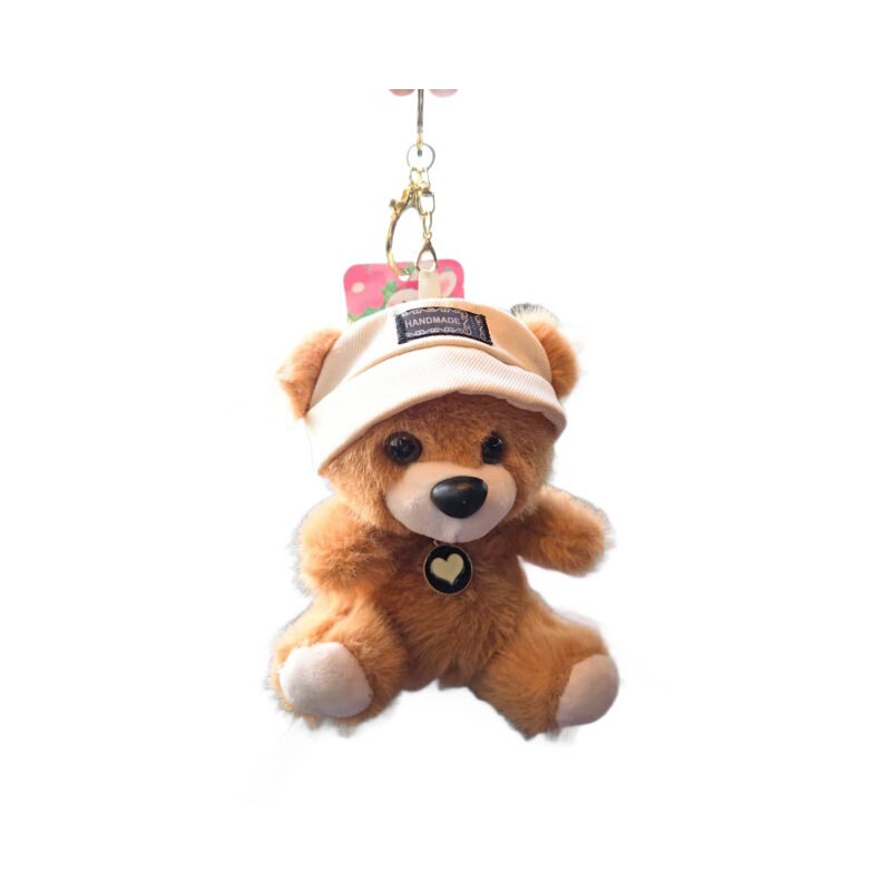インターネット有名人かわいい帽子クマペンダントぬいぐるみ人形クマバッグペンダントキーホルダー布人形人形|undefined