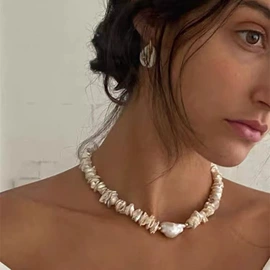 其他珍珠饰品;天然珍珠项饰;天然珍珠耳饰