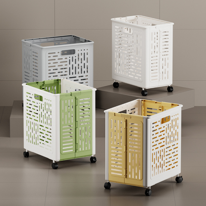 Folding Dirty Clothes Basket Laundry Basket Large Capacity Removable Dirty Clothes Basket Multi-Functional Toy Storage Basket Plastic Storage Box