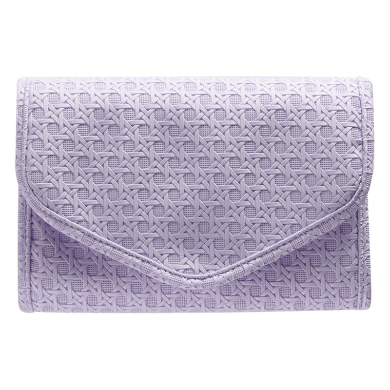 Nueva bolsa de almacenamiento de joyas para el hogar plegable de viaje portátil collar pendientes bolsa de almacenamiento bolsa de joyería de cuero de alto aspecto