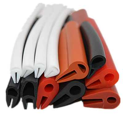 Dust Collector Cover Silicone Sealing Strip Bag Pulse Dust Removal Equipment Silicone Strip U-type High Temperature Resistant Silicone Strip (Avtomobil səs izolyasiya zolaqları)