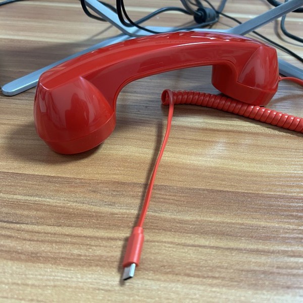 Universal retro mobile phone, headphones, handle, microphone