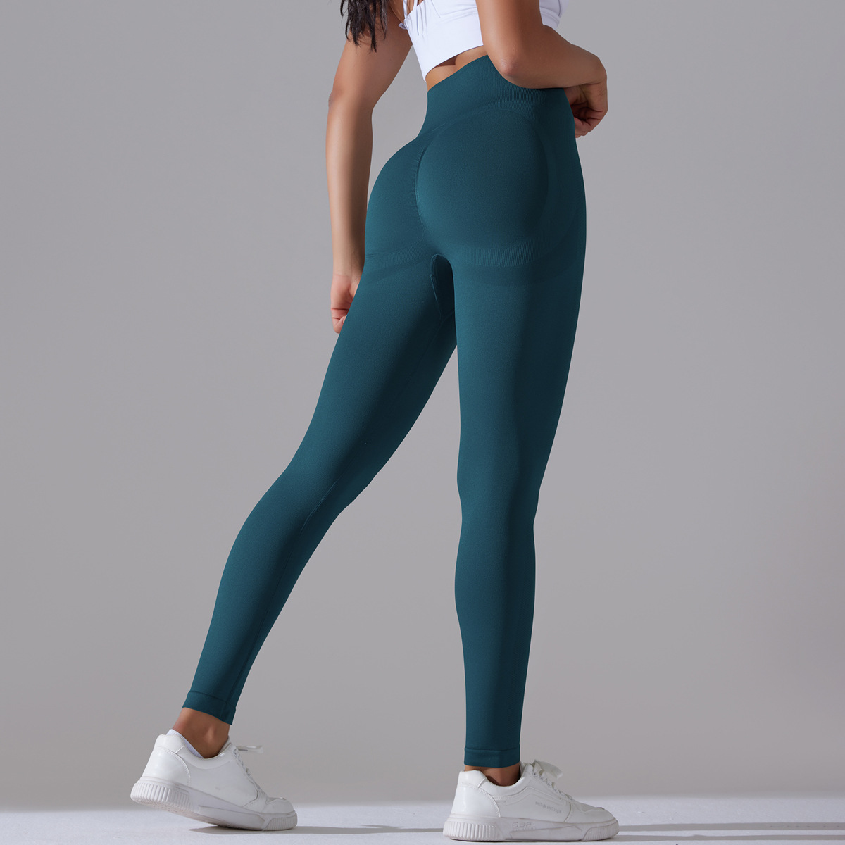 Style Moderne Style Simple Couleur Unie Nylon Mélange De Coton Actif Bas Leggings display picture 67