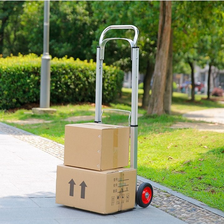 Aluminum shopping cart, pull-along cart, folding hand truck, trailer, load king hand cart