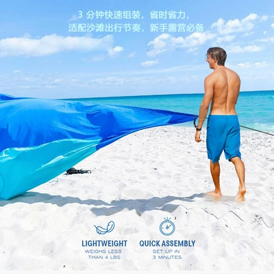 Avtomobil yan çətirləri – Sunshade Sail, Seaside Vacation Outdoor