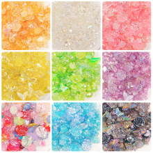 奶油胶手机壳梦幻甜美巴洛克蝴蝶结点缀树脂配件diy手工材料配饰