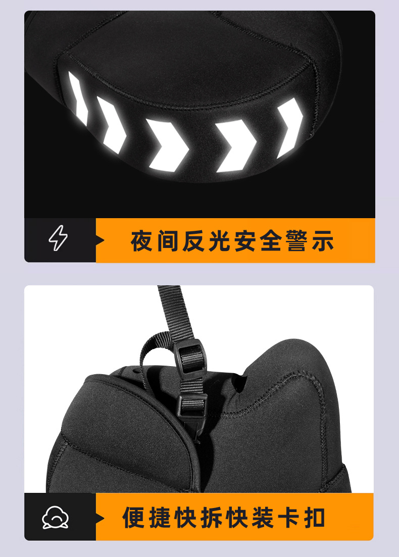 Motorcycle Handle Set Electric Car Gloves Universal Winter Thickened fleece-lined Warm Windshield Motorcycle Knight's Hand