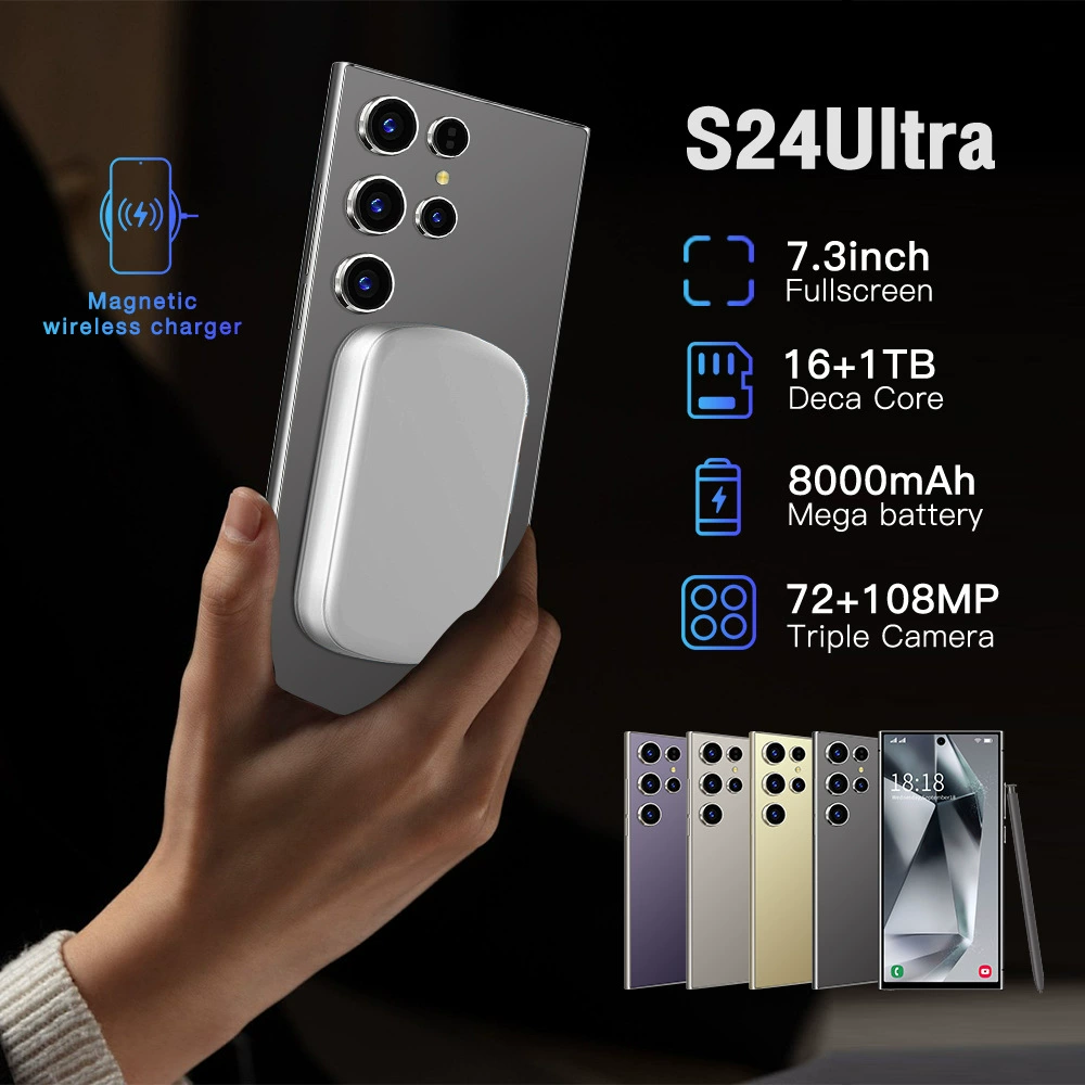 Смартфон S24 Ultra, 16 ГБ + 1 ТБ, встроенная ручка, Android высокого класса