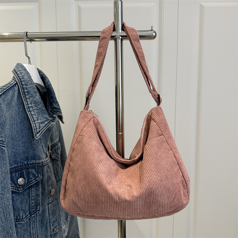Cross-Border Spring New Retro Lazy Large Capacity Tote Simple Versatile Shoulder Bag Student Japanese Style Backpack_voghion.com