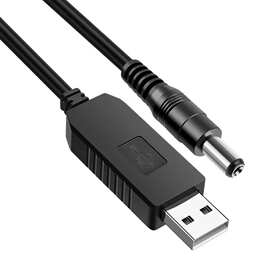 工厂直销升压线5V转9V、12V适用于路由器小家电DC5.5*2.1充电线