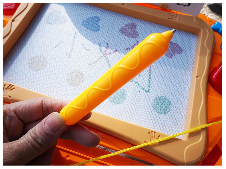 儿童面包画板桌彩色磁性写字板婴幼儿益智超人画板宝宝涂鸦板桌详情16